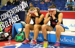 La concentración en el pádel La concentración en el pádel