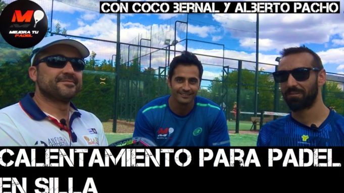 Cómo hacer un calentamiento para pádel en silla de ruedas