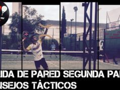Análisis táctico de la salida de pared en pádel