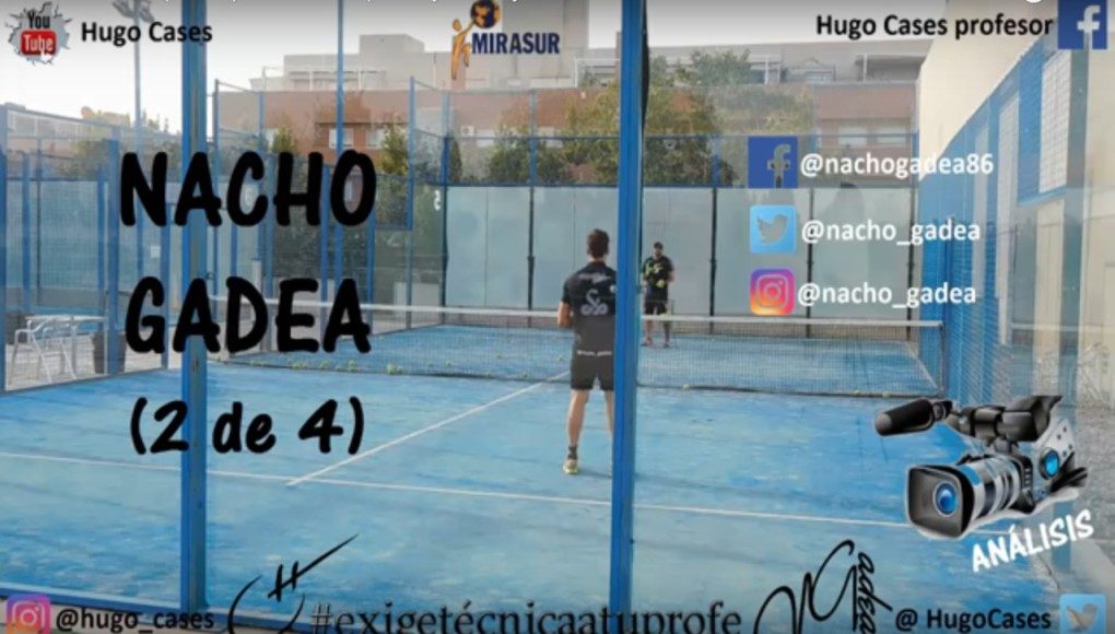 jugador de padel zurdo