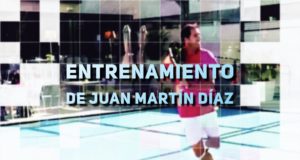 Entrenamiento de Juan Martín Díaz
