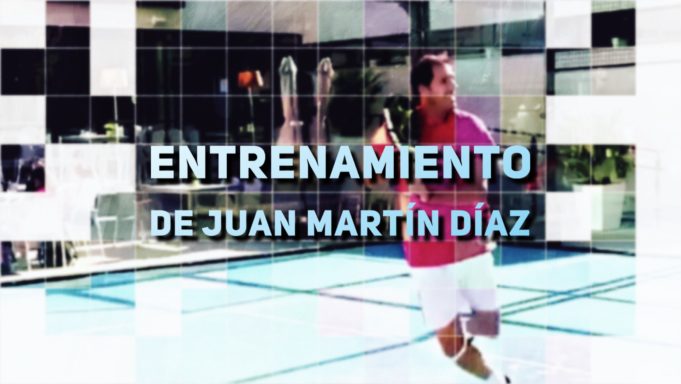 Entrenamiento de Juan Martín Díaz Entrenamiento de Juan Martín Díaz