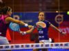 Foto de World Padel Tour De quién es la bola del medio en la red