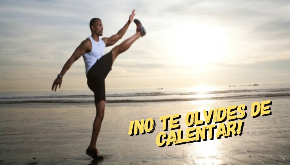 calentar ¡No te olvides de calentar antes de hacer ejercicio!