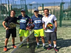 Totti y Puyol disfrutan del pádel junto a los nº1 Totti y Puyol disfrutan del pádel junto a los nº1