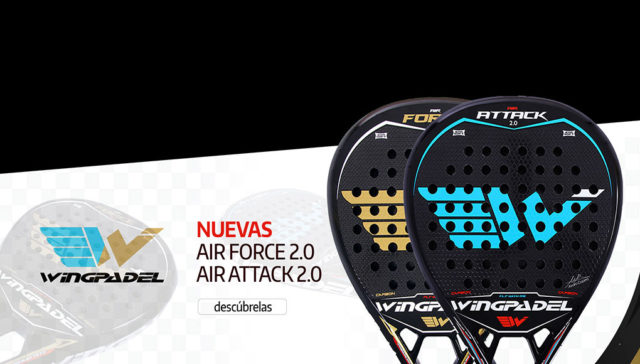 Wingpadel abre su nueva colección con Air Force 2.0 y Air Attack 2.0