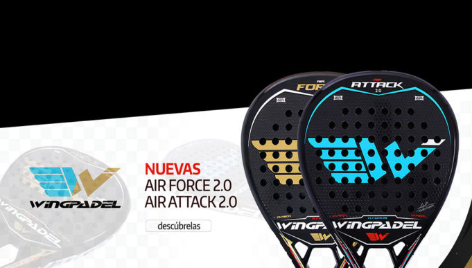 Wingpadel abre su nueva colección con Air Force 2.0 y Air Attack 2.0 Wingpadel abre su nueva colección con Air Force 2.0 y Air Attack 2.0