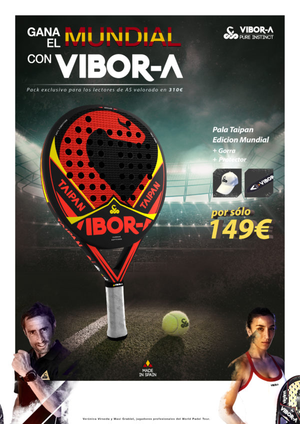 Taipan Mundial Edition, la pala de España sólo con AS
