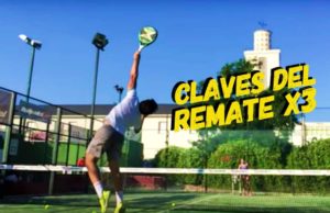 Claves para el remate x3 en el pádel