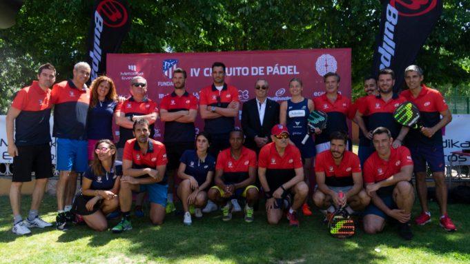 Antonio Adán: “Es un orgullo estar aquí un año más apadrinando esta bonita acción solidaria que puede ayudar a tantos niños” Vuelve el Circuito de Pádel Fundación Atlético de Madrid con un llamamiento a la solidaridad