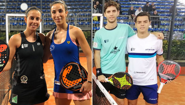 Doblete de los españoles en el Open del European Padel Championship de Roma