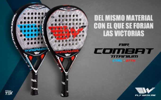 Lanzamiento: nuevas Wingpadel Air Combat Titanium Attack y Control Lanzamiento: nuevas Wingpadel Air Combat Titanium Attack y Control