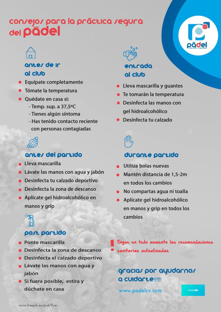Vuelta segura al pádel