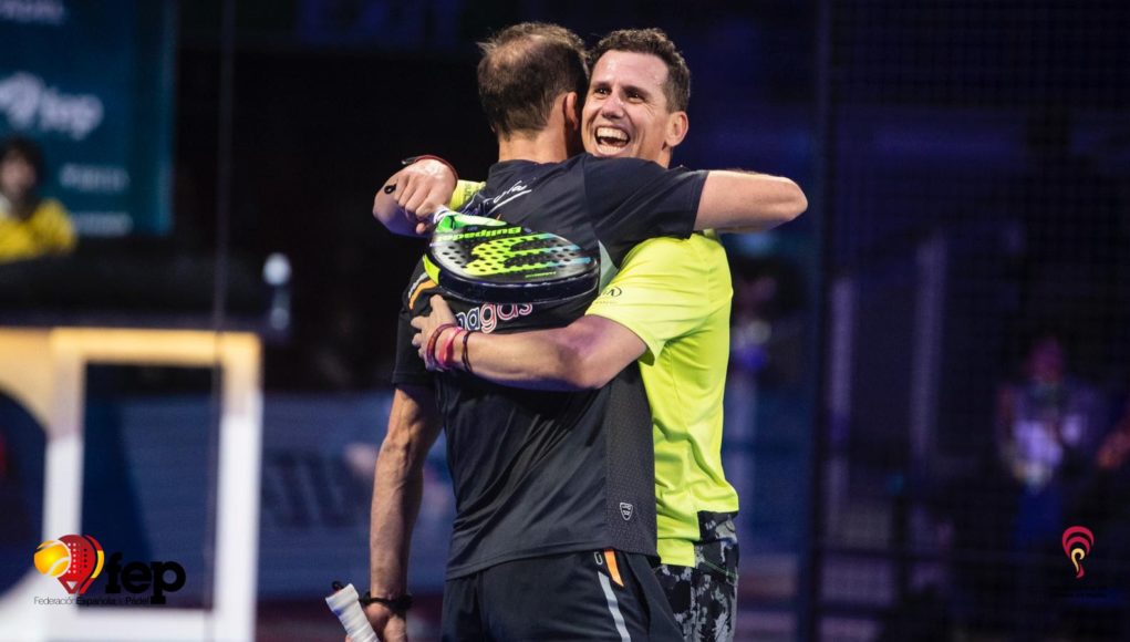 En2sYjSXYAE7yq3 Juan Martín Díaz, junto a Paquito Navarro, se regala la final del Campeonato de España por su cumpleaños