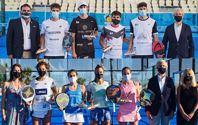Marbella encumbra a Javi Garrido - Arturo Coello y Bea González - Bea Caldera como las perlas sub-23 del pádel español