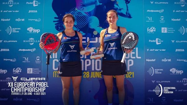Paula Josemaría y Ariana Sánchez se proclamaban campeonas de Europa por parejas