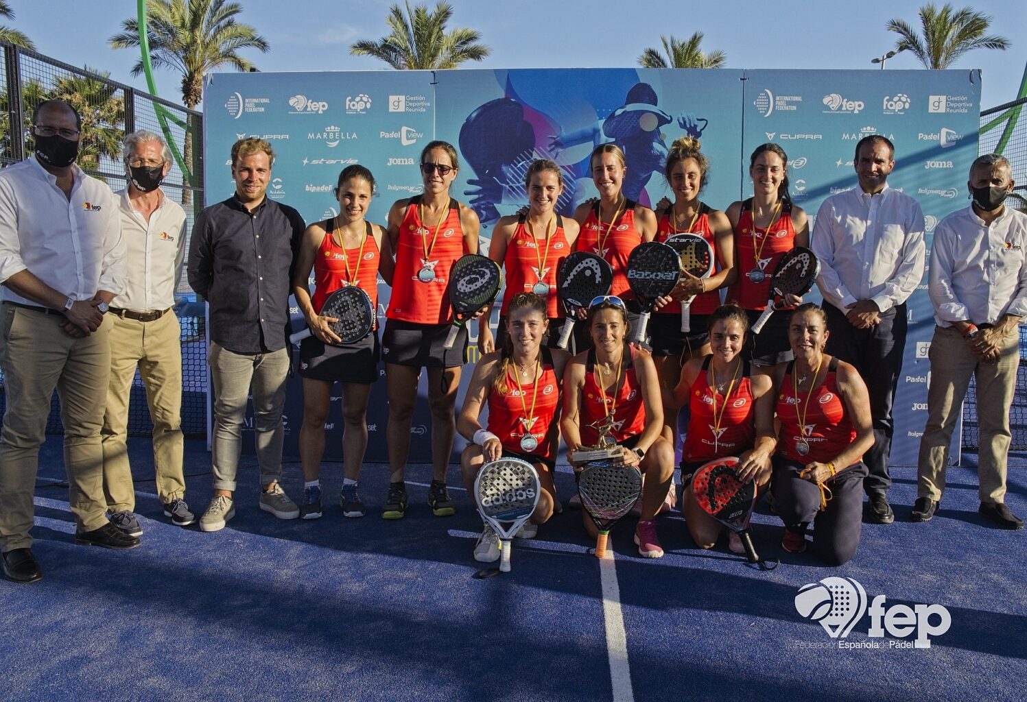 España hace pleno en las finales del Campeonato de Europa de Pádel