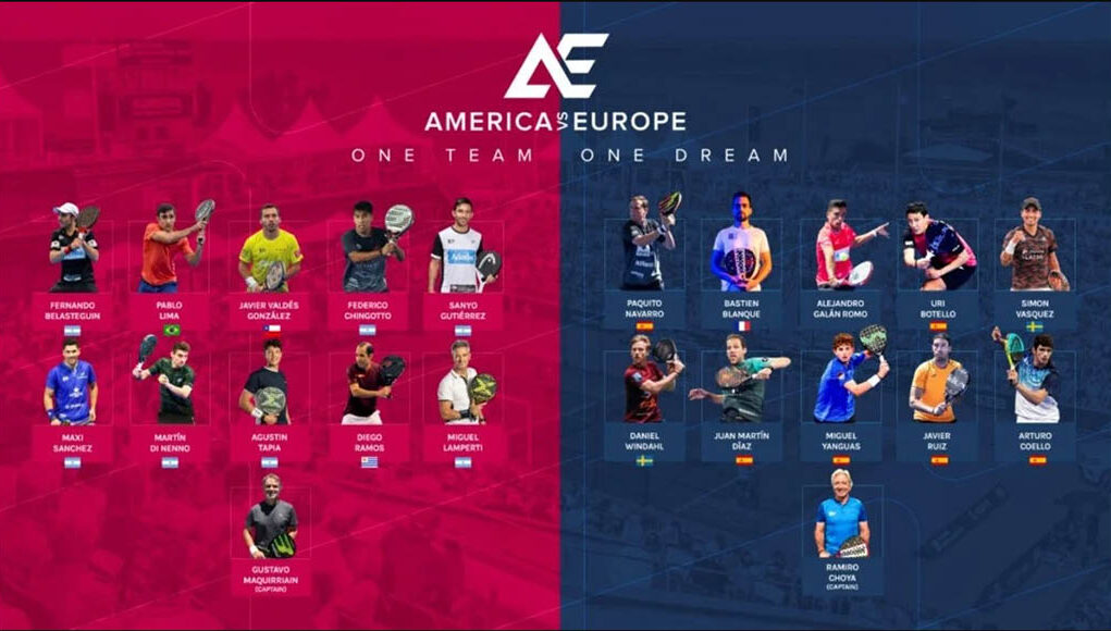 América vs Europa de pádel