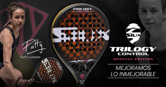 Siux presenta la Trilogy Control Special Edition, la pala de Patty Llaguno