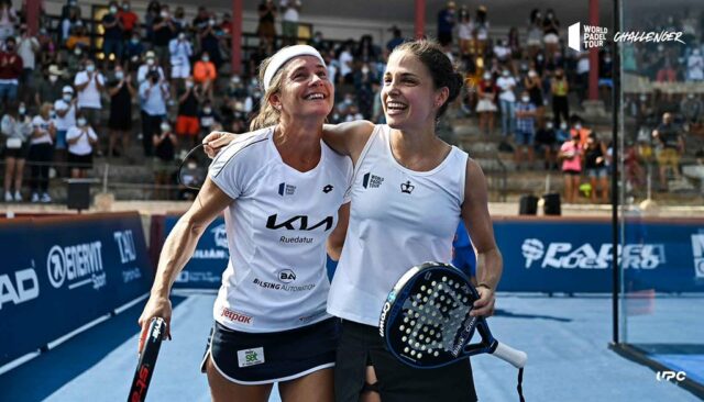 Carolina Navarro y Eli Amatriaín campeonas del TAU Cerámica Calanda Challenger Carolina Navarro y Eli Amatriaín campeonas del TAU Cerámica Calanda Challenger