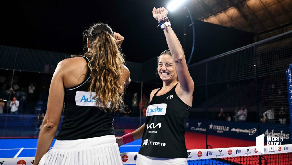 E_o1ZntXoAAjlOR Quinto título de la temporada para Alejandra Salazar y Gemma Triay en Barcelona