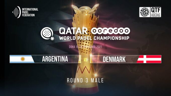 En directo los partidos de la tercera jornada de la selección masculina de Argentina en el Mundial de Pádel de Qatar
