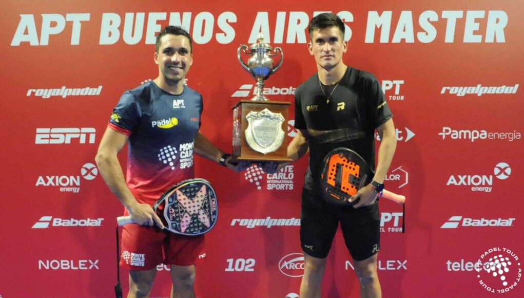 Pablo Barrera y Andrés Britos campeones del Axion APT Buenos Aires Master