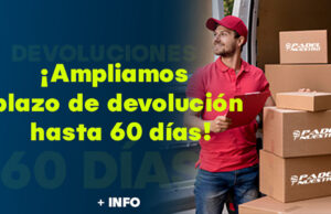 Grupo Pādel Nuestro amplía el Plazo de Devolución a 60 días