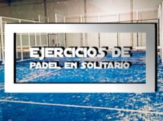 Ejercicios de pádel en solitario