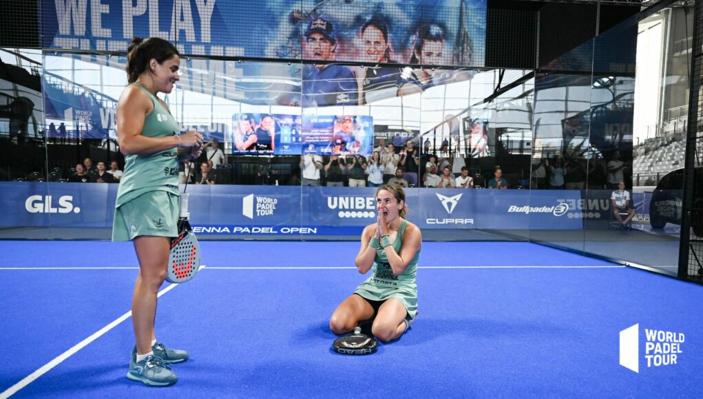 FVDLNIyXsAEab7O Remontada y título para Ariana Sánchez y Paula Josemaría en el WPT Vienna Padel Open 2022