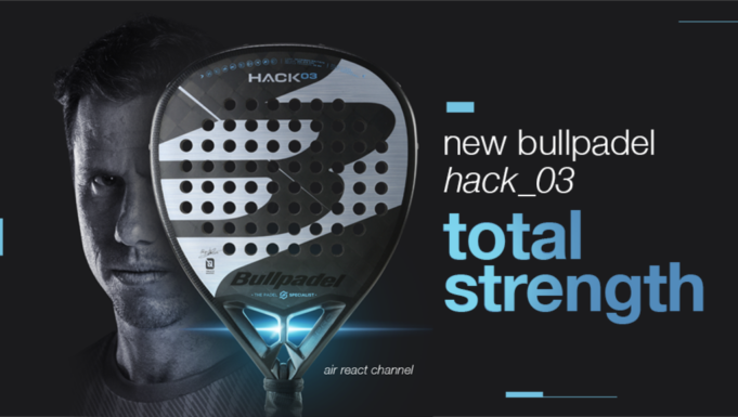 Bullpadel presenta nueva línea HACK 03 de Paquito Navarro