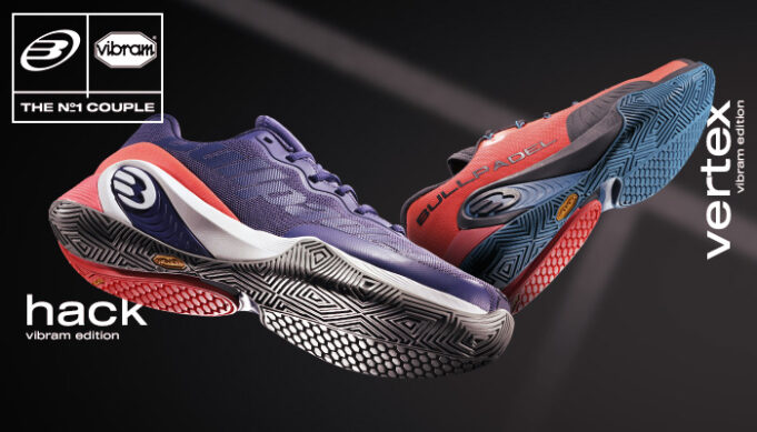Llegan las nuevas zapatillas Bullpadel VIBRAM: la pareja Nº1 del circuito Bullpadel VIBRAM