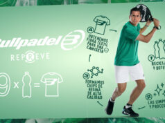 Una camiseta con 9 botellas recicladas: Bullpadel X REPREVE Bullpadel X REPREVE
