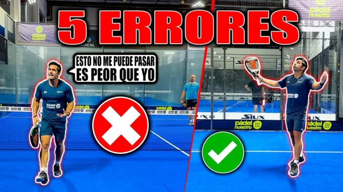 5 errores que te hacen perder partidos de pádel desde el apartado mental