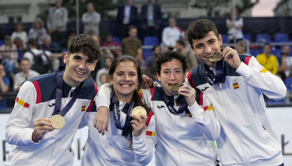 FzfihINXsAAMNif La selección española de pádel termina su participación en los Juegos Europeos 2023 con cinco medallas