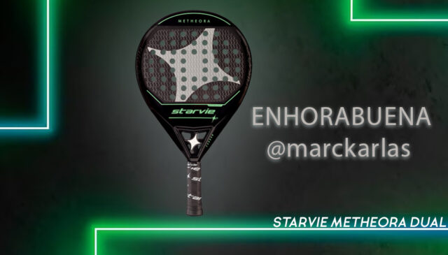 Y el ganador de la pala StarVie Metheora Dual es…