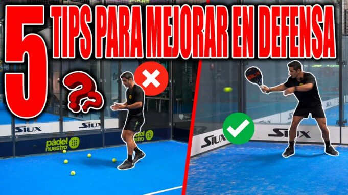 5 consejos para mejorar la defensa desde el fondo de la pista de pádel