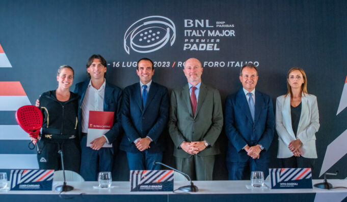 Presentación del BNL Italy Major Premier Padel: los mejores jugadores del mundo y el debut de las mujeres en Premier Padel