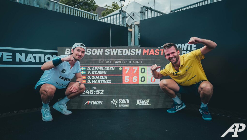 F02myAtWAAQxspC Suecia tendrá dos parejas en los octavos de final del A1 Swedish Master