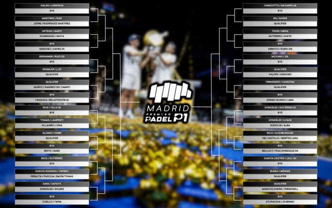 Sorteados los cruces del Madrid Premier Padel P1 cruces del Madrid Premier Padel P1