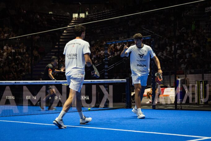 Agustín Tapia y Arturo Coello reaccionan a tiempo para meterse en la final del Madrid Premier Padel P1