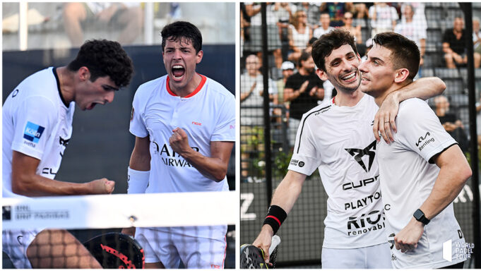 Tapia y Coello se enfrentarán con los Superpibes en las semifinales del Italy Major Premier Padel