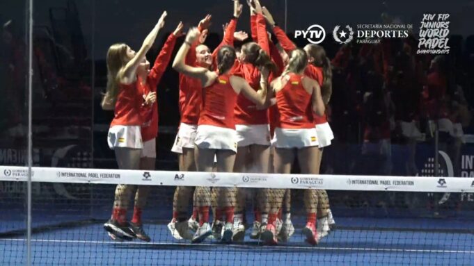 España se proclama campeona del Mundial de Pádel de Menores por equipos femeninos