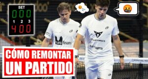 Estrategias para remontar un partido de pádel