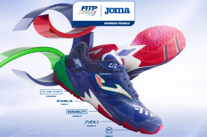 Joma lanza una edición especial de las zapatillas Open en colaboración con la FITP Joma lanza una edición especial de las zapatillas Open en colaboración con la FITP