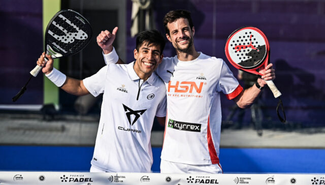Fede Chingotto y Momo González debutan con victoria Fede Chingotto y Momo González también se separan