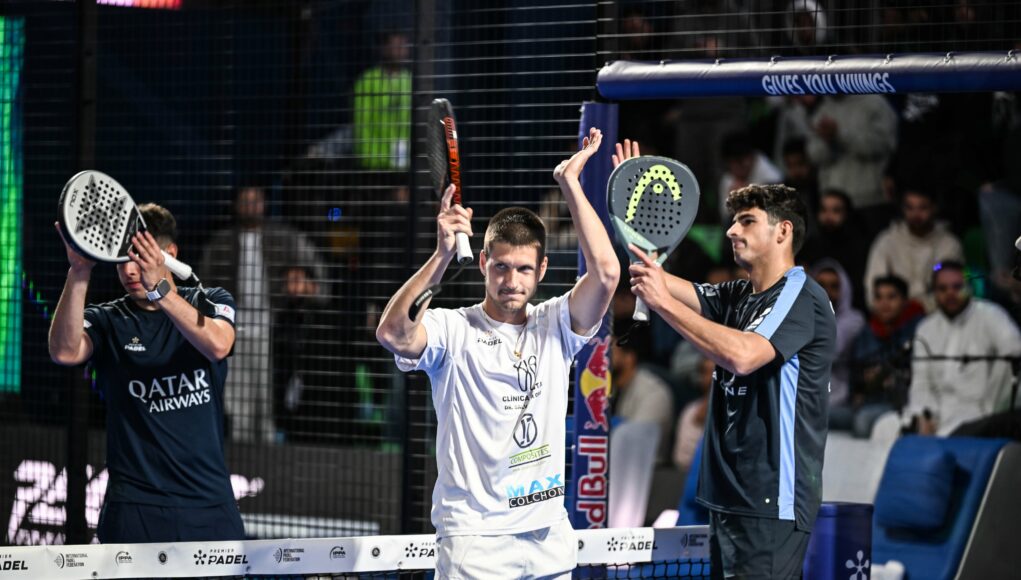 GHmKC7BXIAEUv49 Oria se retira por lesión y Tapia y Coello pasan a la final en Riad