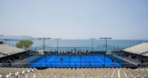 El Puerto Cabello Premier Padel P2 mirando al mar