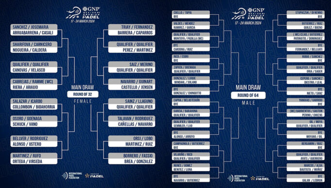 Lebrón y Galán ya conocen los cruces de su último torneo juntos, el GNP México Premier Padel P1 Lebrón y Galán ya conocen los cruces de su último torneo juntos, el GNP México P1