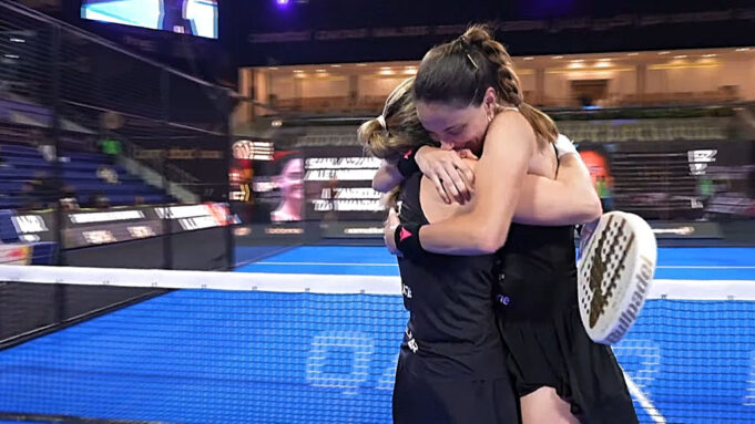 Alejandra Salazar y Tamara Icardo remontan a Delfi Brea y Bea González para meterse en las semifinales del Qatar Major Alejandra Salazar y Tamara Icardo remontan a Delfi Brea y Bea González para meterse en las semifinales del Qatar Major